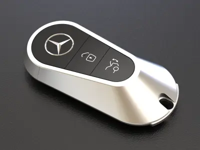 2023 Mercedes Car Keyfob 3D model
