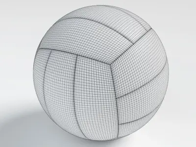 Volleyball Ball 3D model Low-poly 3D model purchase