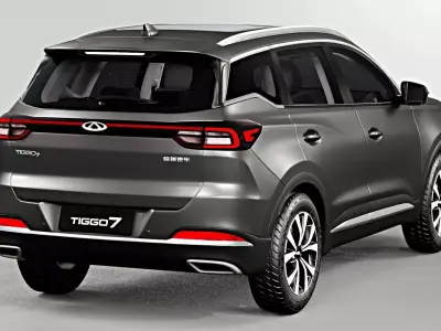 Chery Tiggo 7 2024 with Interior 3D model