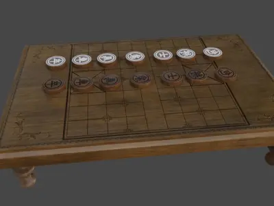 Acset model Home accessories  Low-poly 3D model