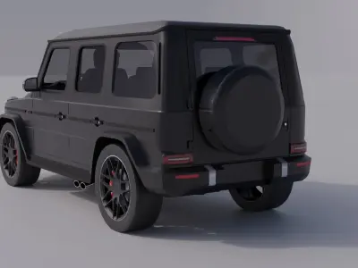 Generic Luxury SUV 2 Low-poly 3D model