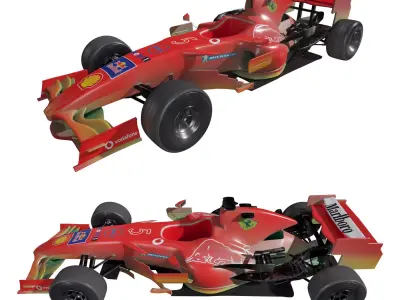 Formula bolid 3D model