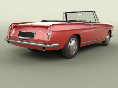 Peugeot 404 Cabriolet 3D model