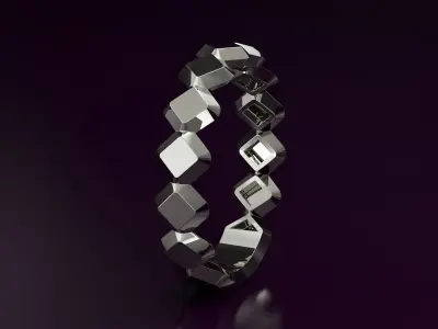 rhombus Ring Free 3D print model