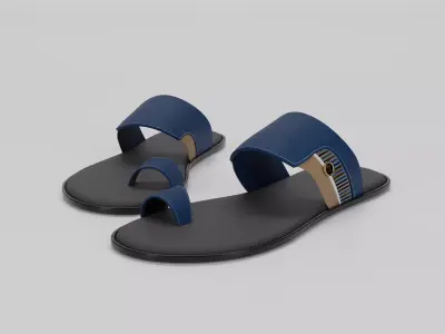 Ultra Realistic Arabic Sandals  Low-poly 3D model