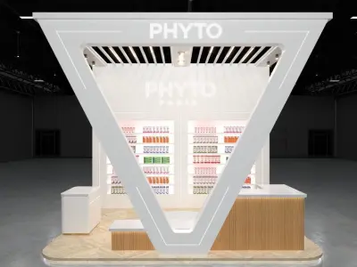 TRI exhibition stand design 3D model