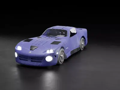Dodge Viper 3D model get
