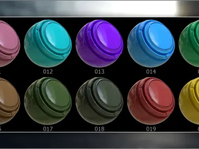 Megapack 100 Car Paint smart materials for Substance Painter Texture