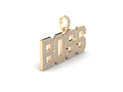 Pendant 14 BOSS 3D print model