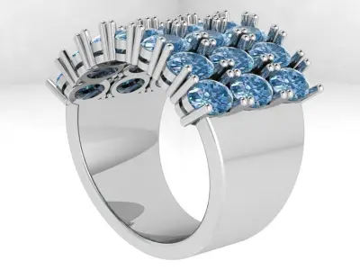Oval Cut Band 4522 3D print model