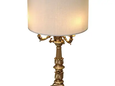 Table lamp in classic style JONATHAN Gold European Lighting 3D model