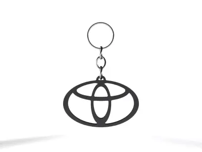 Toyota Keychain 3D print model