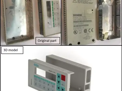 6AV3503-1DB10 Siemens Simatic S7 Operator Panel 3D print model