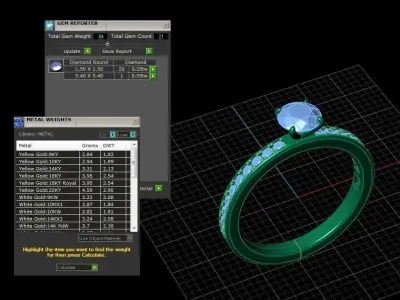 Jewelry Rings NINE RINGS 021 Free 3D print model