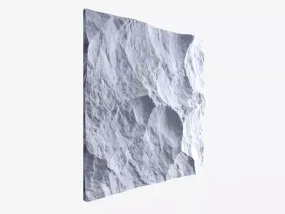 262-RockPanel piece of rock 3D model