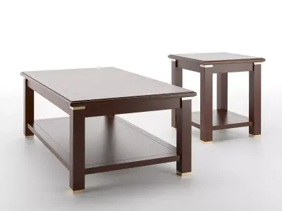 Coffee Table Low-poly 3D model