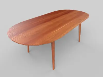 table Low-poly 3D model