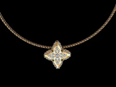 fashion pendant  3D print model