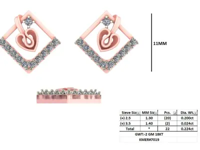 Collection 31 Jewelry Earring 3D print model 3D print model