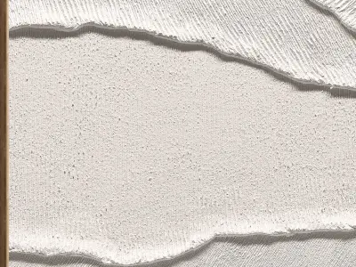 Plaster Two Photo Frame 442 Low-poly 3D model