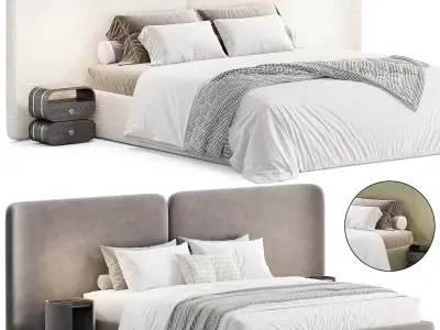 Dorris bed by Thehighwall 3D model