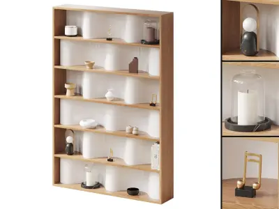 Decorative Shelf 001 3D model