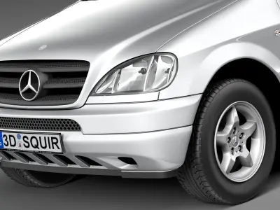 Mercedes-Benz M-class W163 1997-2005 3D model