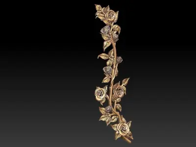 Rose Vine  Pendant 3D print model