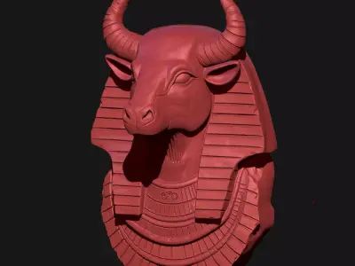 bull sculpture 3D print model