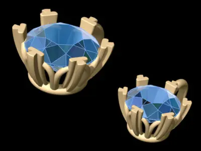 Little Gem Pendant Free 3D print model