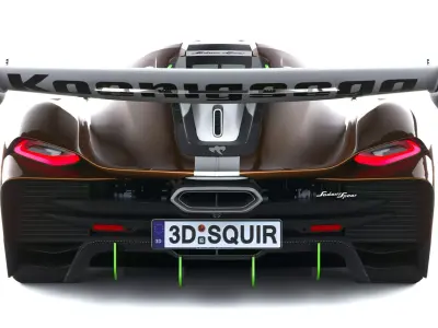 Koenigsegg Sadairs Spear 2026 LowPoly Low-poly 3D model