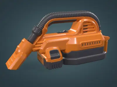 Portable Vacuum Kit Low-poly 3D model