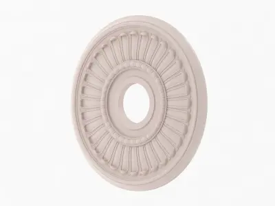 Classic Ceiling Medallion 12 3D model