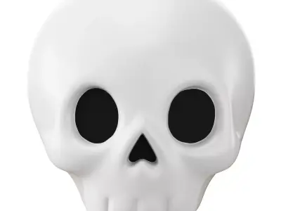 Decorative skull 3D model