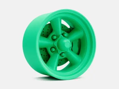 15x4 15x7 15x8 15x10 Torq Thrust D Wheels and Brake 3D print model