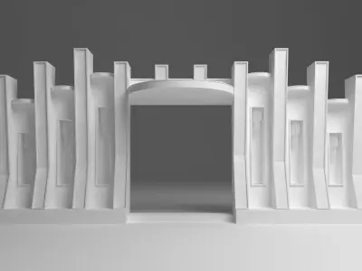 Facade 3D model