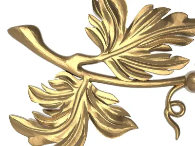 decorative pattern ready for 3D printing 3D model 24