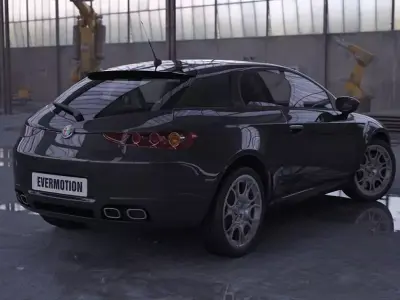 Alfa Romeo Brera 3D model