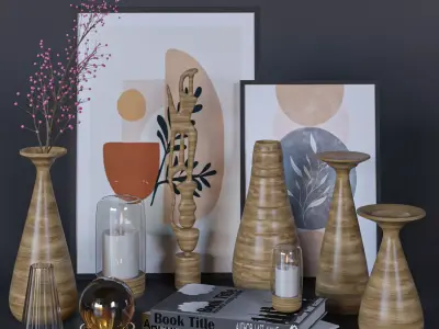 decorative set 55 3D model