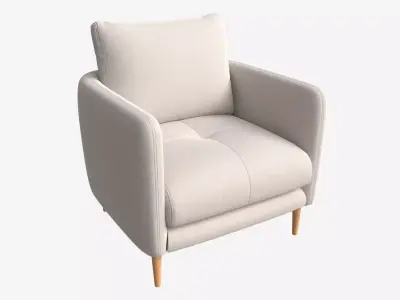 Chair Ercol Aosta 3D model