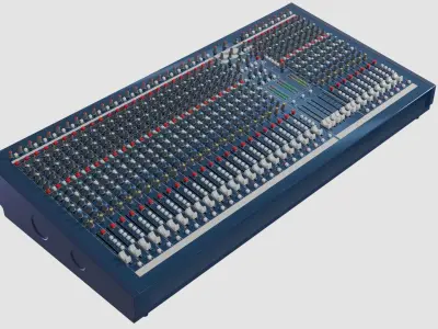 Audio Mixer 3D model