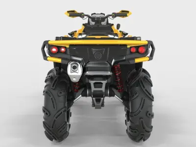 Generic 4 Wheel ATV Cam 2024 3D model