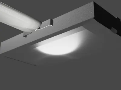 Street Light - Poste de Iluminacao Publica 3D model