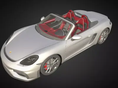 2020 Porsche 718 Spyder 3D model