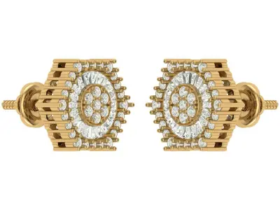 Earring 3D print model 29