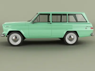 Jeep Wagoneer 2-Door 3D model