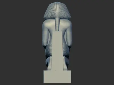 Kneeling Statue of Pharaoh Thutmose III 3d printable model 3D print model