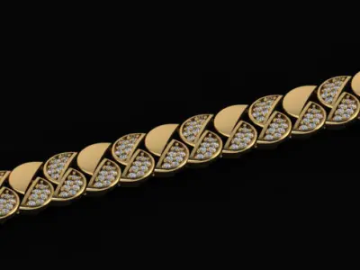 bracelet jewelry 3D print model