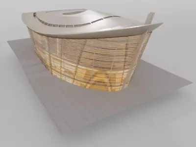 Dubai Opera House 3D model
