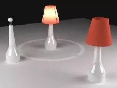 Living Room Lamp 1 Free 3D model